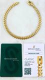 Pulso Cubano Infinito 6.9gr / 21cm / 5mm Liso Oro Amarillo +2 18K *
