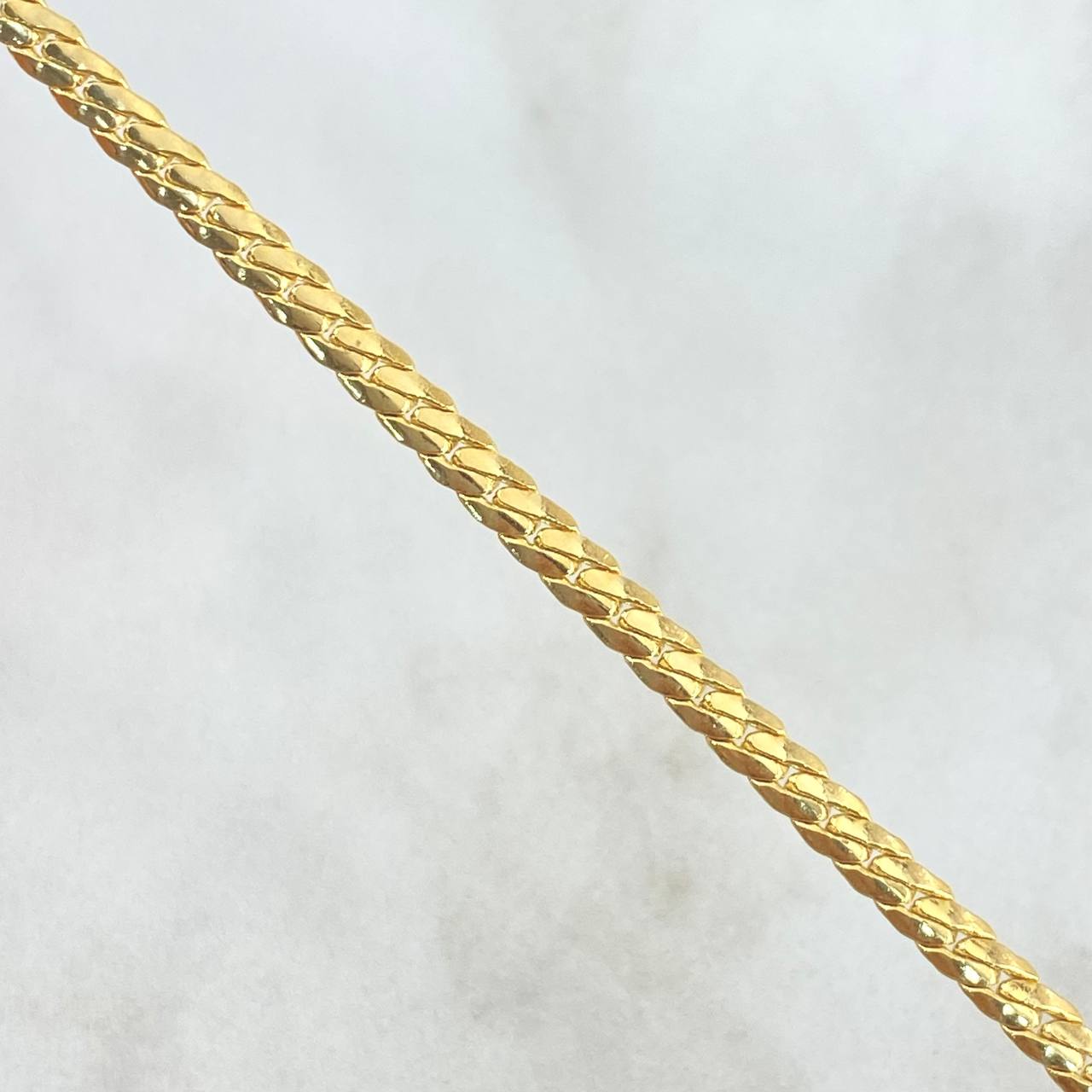 Pulso Serpiente 2.65gr / 18.5cm / 3mm Oro Amarillo +3 18K