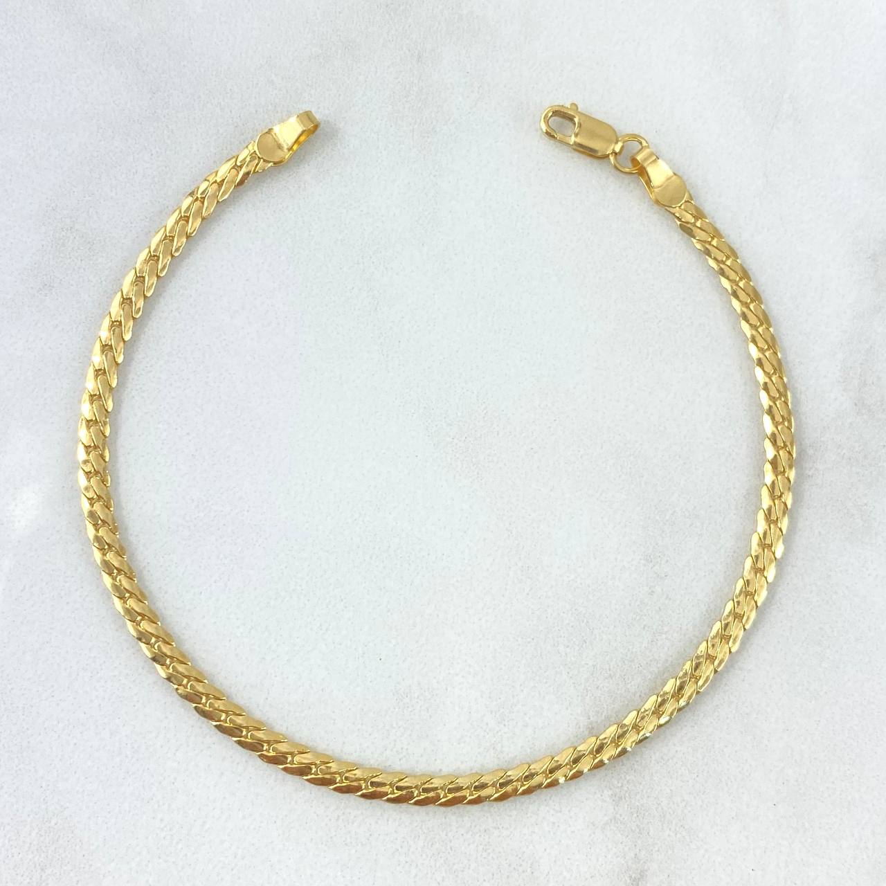 Pulso Serpiente 2.65gr / 18.5cm / 3mm Oro Amarillo +3 18K