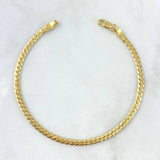 Pulso Serpiente 2.65gr / 18.5cm / 3mm Oro Amarillo +3 18K