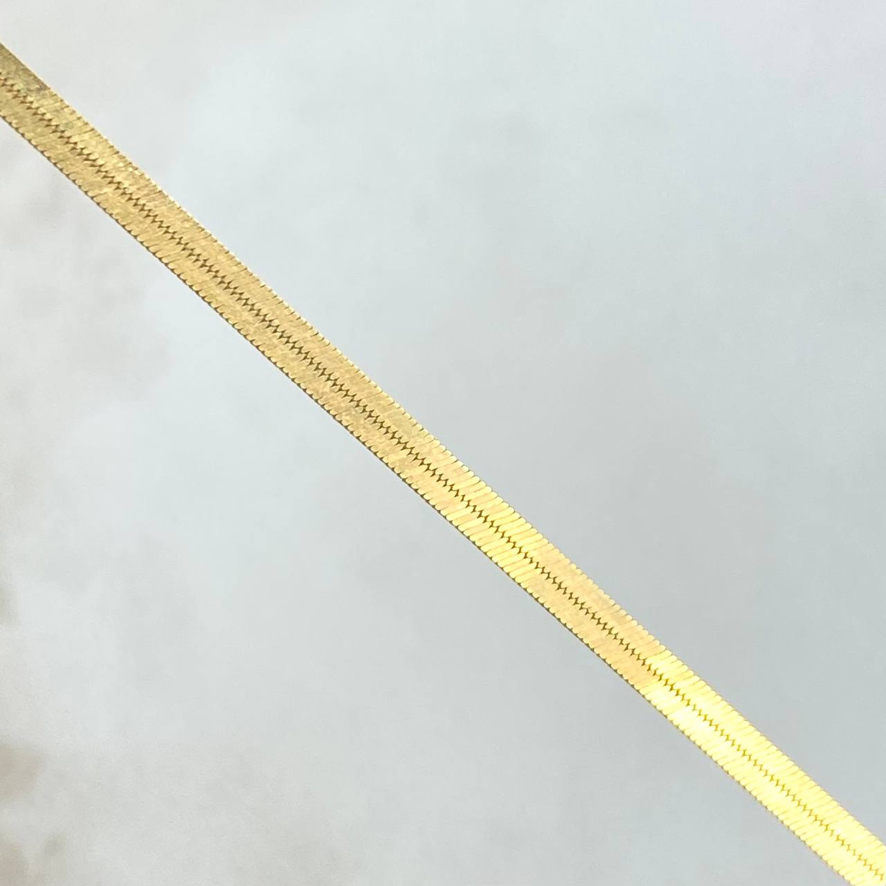 Pulso Espejo Central 2.2gr / 18cm / 2.5mm Oro Amarillo +3 18K