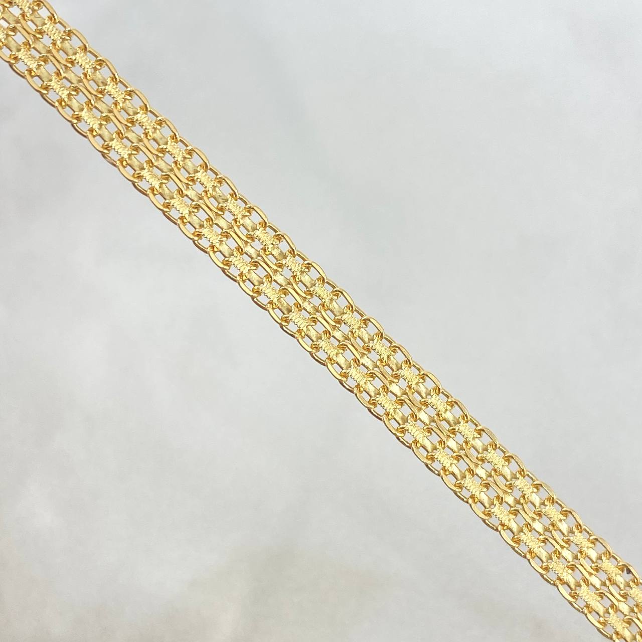 Pulso Chino 3.9gr / 21cm / 5mm Oro Amarillo +0 18K