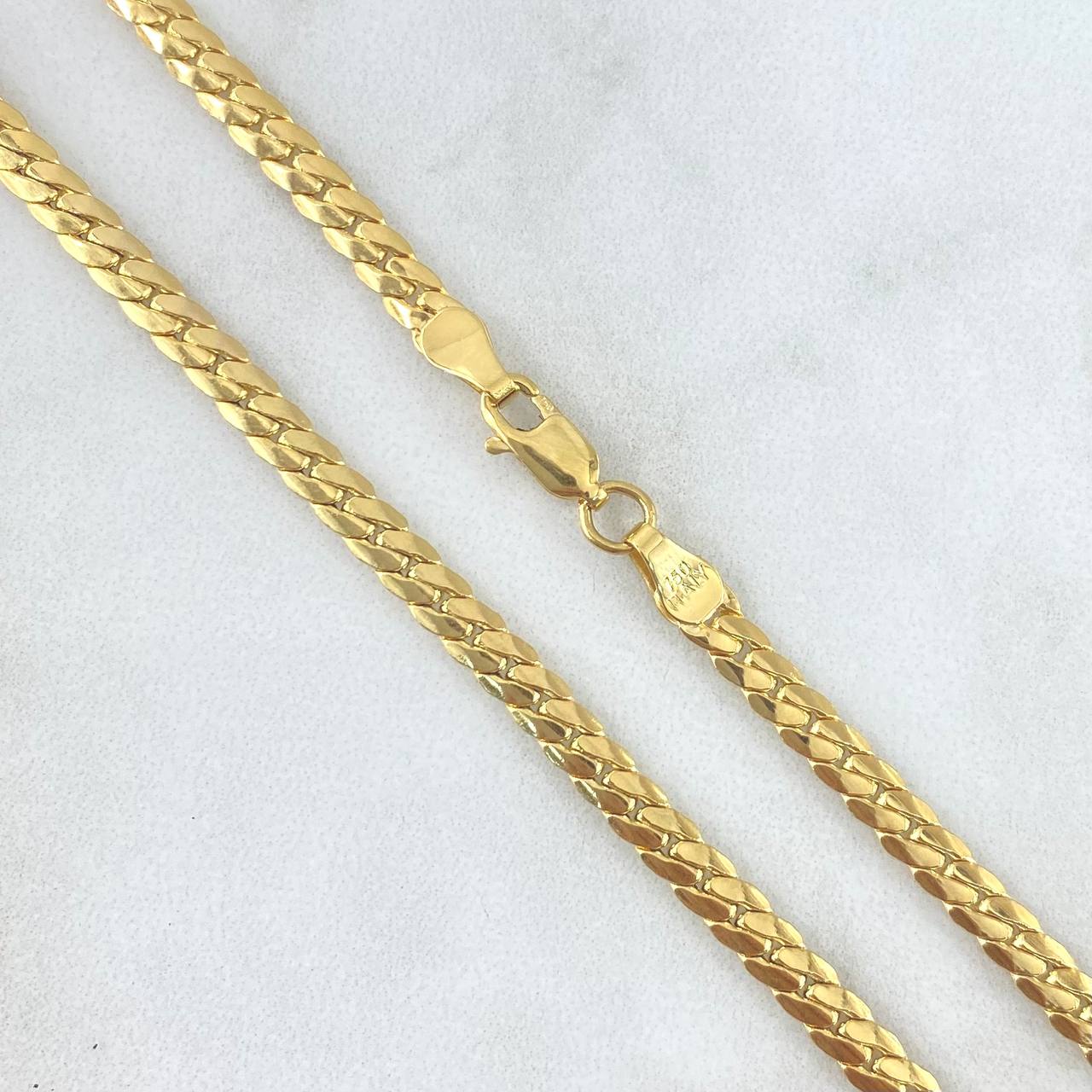 Cadena Serpiente 9.55gr / 60cm / Oro Amarillo +3 18K *
