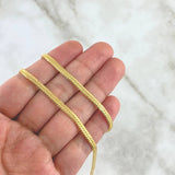 Cadena Serpiente 9.45gr / 45cm / 4mm Oro Amarillo +3 18K ©