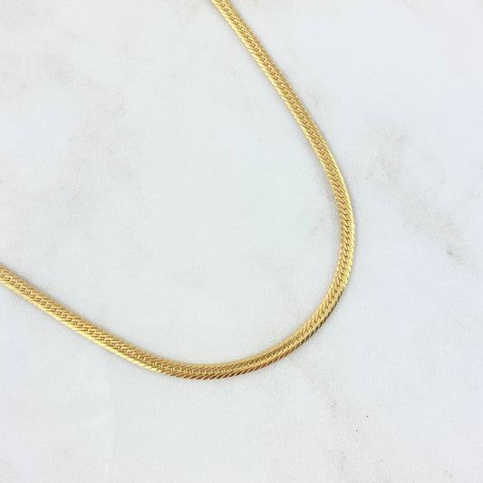 Cadena Serpiente 9.45gr / 45cm / 4mm Oro Amarillo +3 18K ©