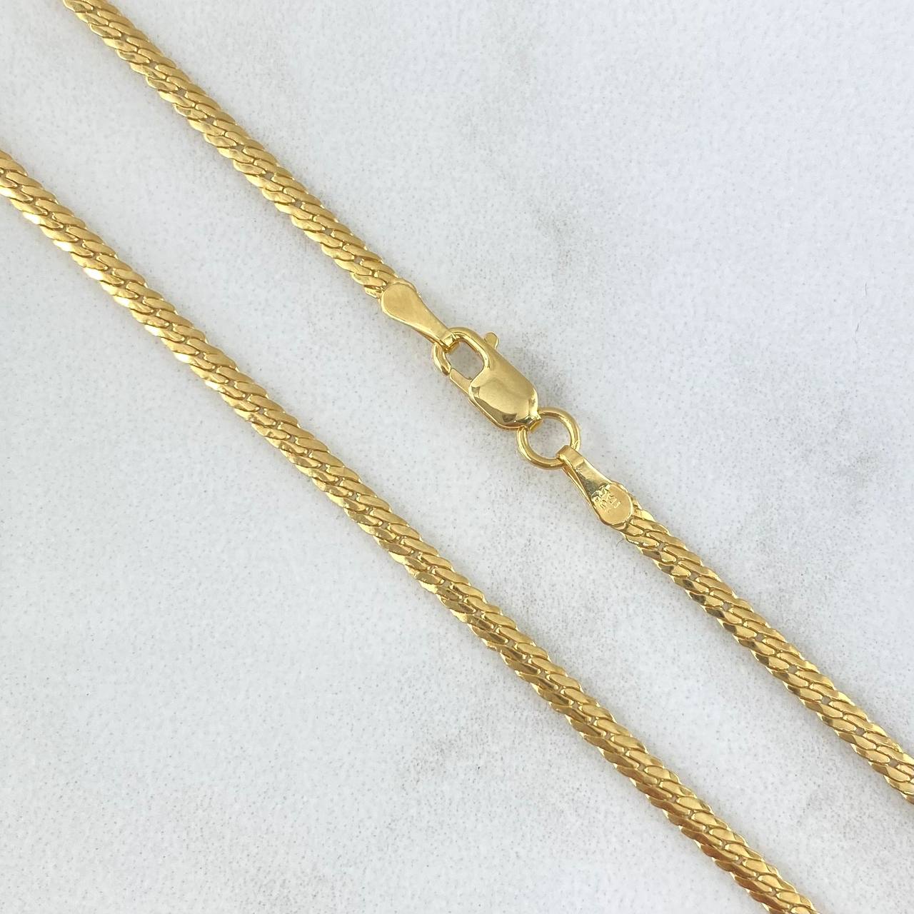 Cadena Serpiente 3.9gr / 45cm / 2.3mm Oro Amarillo +3 18K