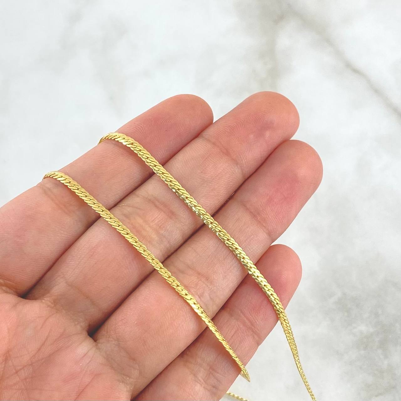 Cadena Serpiente 2.7gr / 45cm / +3 Oro 18K ©