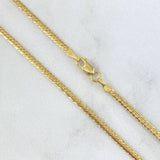 Cadena Serpiente 3.95gr / 45cm / 2.3mm Oro Amarillo +3 18K