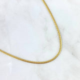 Cadena Serpiente 4.3gr / 50cm / 2.2mm Oro Amarillo +3 18K *