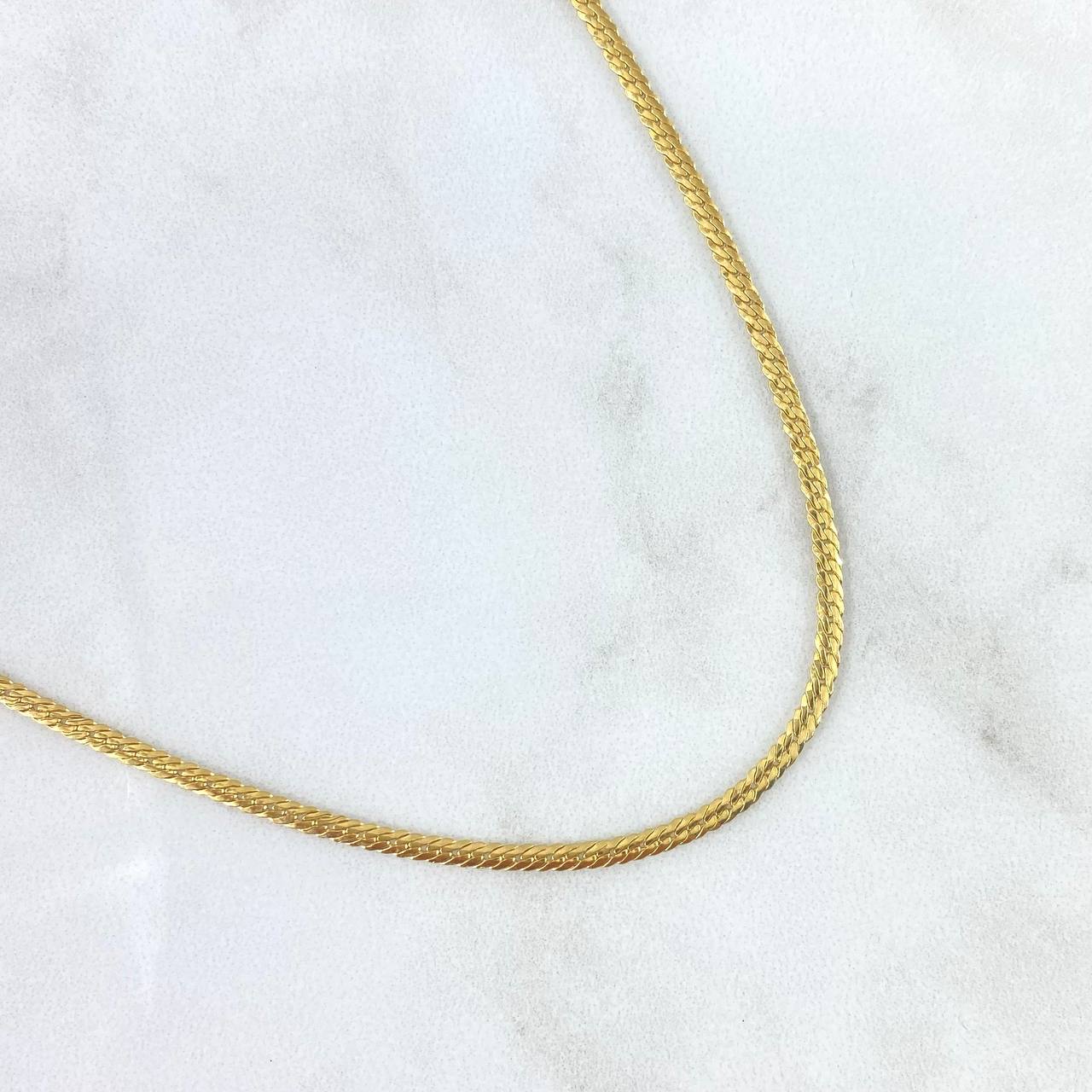 Cadena Serpiente 11.15gr / 60cm / 2.1mm Oro Amarillo +3 18K ©