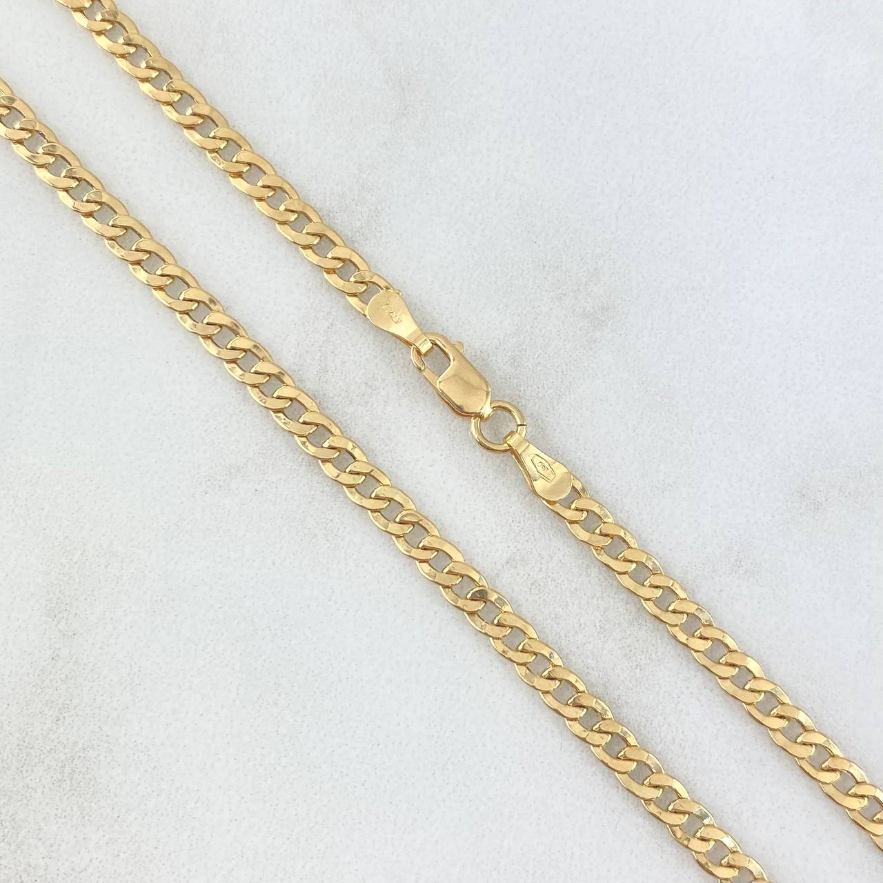 Cadena Cubana 9.65gr / 60cm / Oro Amarillo 18K