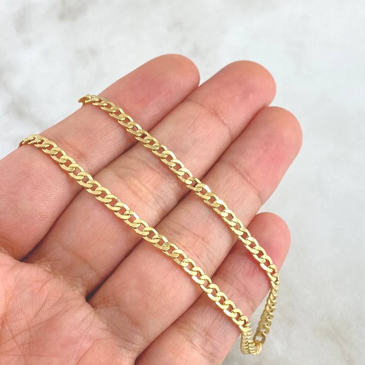 Cadena Cubana 9.65gr / 60cm / Oro Amarillo 18K