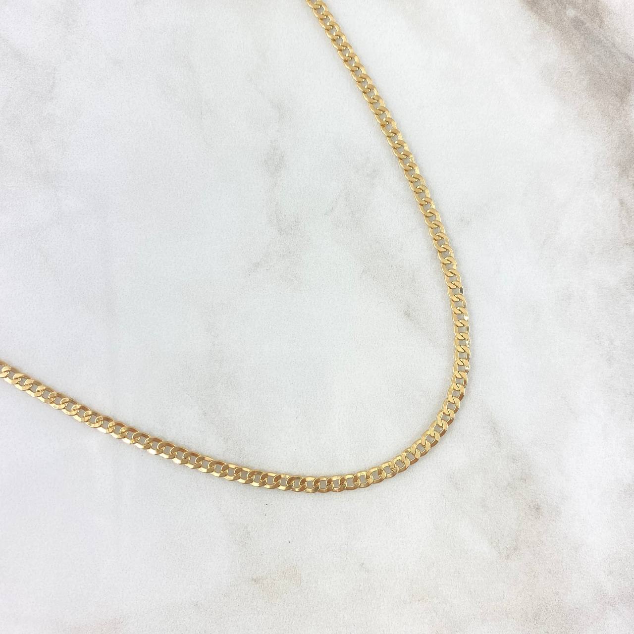 Cadena Cubana 9.65gr / 60cm / Oro Amarillo 18K