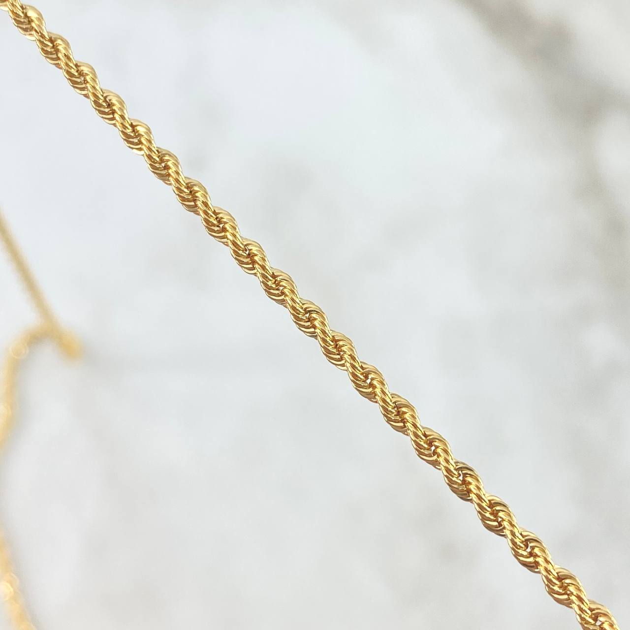 Cadena Lazo 2.8gr / 50cm / 2.2mm Oro Amarillo +3 18K