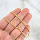 Cadena Lazo 2.8gr / 50cm / 2.2mm Oro Amarillo +3 18K