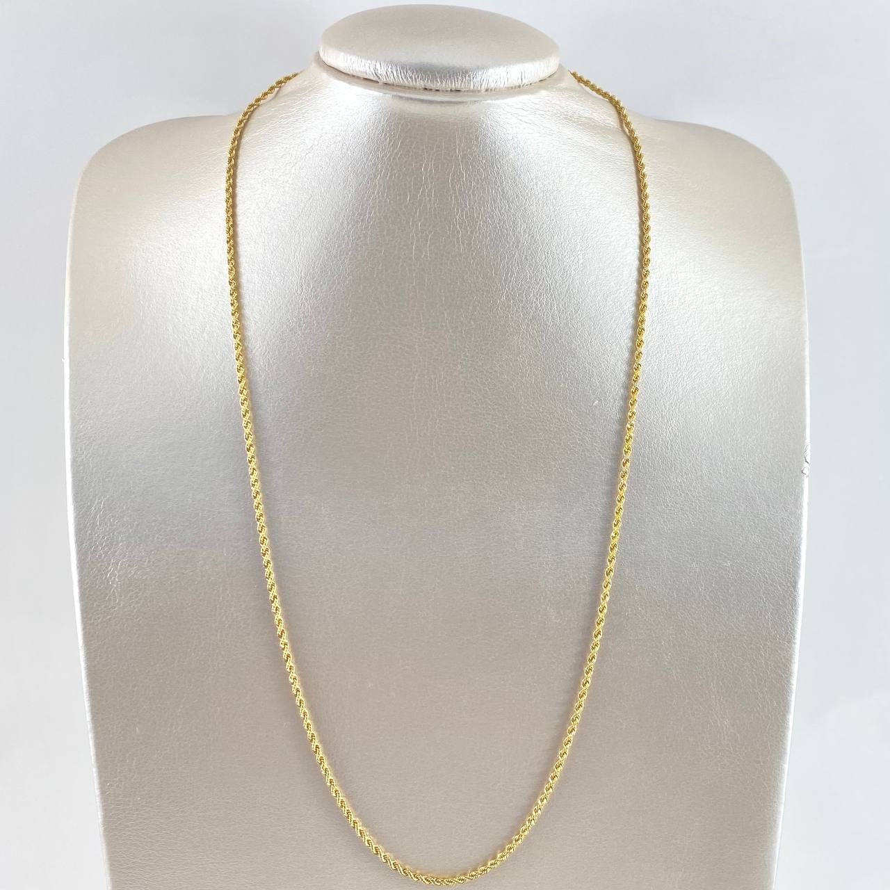 Cadena Lazo 3.55gr / 60cm / Oro Amarillo +3 18K *