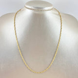 Cadena Singapur 2.3gr / 40cm / 1.9mm Oro Amarillo +3 18K ©