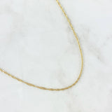 Cadena Singapur 2.3gr / 40cm / 1.9mm Oro Amarillo +3 18K ©