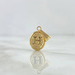 Dije Letra H 0.4gr / 2cm / Ovalada Texturizada Oro Amarillo 18K