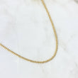 Cadena Cubana 6.15gr / 60cm / 3mm Oro Amarillo +0 18K *