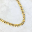 Cadena Cubana 30.2 gr / 60cm / 10mm Broche Cajón Oro Amarillo +2 18K