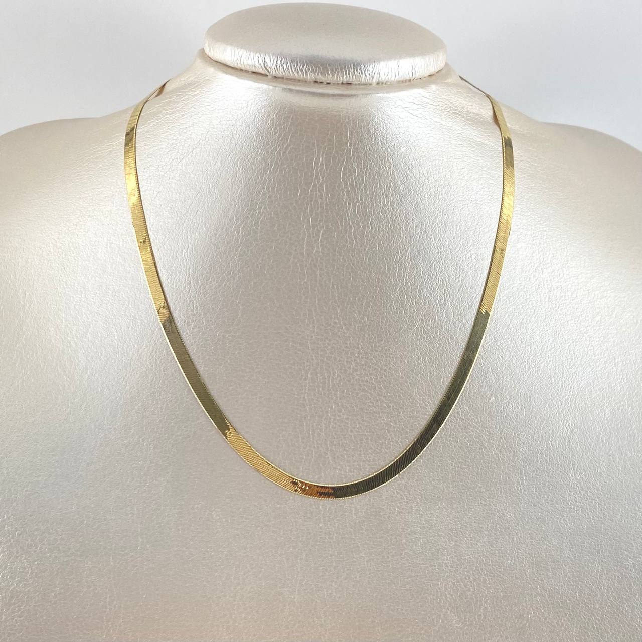Cadena Espejo 6.8gr / 40cm / 3.7mm Oro Amarillo +3 18K