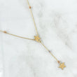 Set Aro Seguido Estrellas 1.9gr / 40 cm - 43cm / 2.5mm Bolas Diamantadas - Gradual Tres Oros +4 18K ©