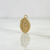 Dije Virgen Guadalupe 0.3gr / 1.6cm / Troquelado Oro Amarillo 18K