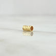 Herraje Cilindro 0.15gr / 0.5cm / Diamantado Oro Amarillo 18K *