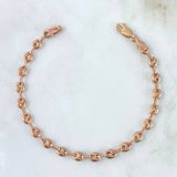 Pulso GC 3.7gr / 17cm / 4mm Liso Oro Rosa 18K