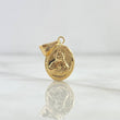 Dije Sagrado Corazón De Jesús - Virgen Del Carmen 0.8gr / 2mm Mate - Liso Oro Amarillo 18K ©