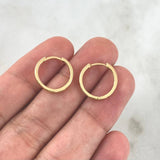 Candongas Kona 1.4gr / 1.4cm / Oro Amarillo 18K ©