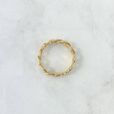 Anillo Cubano 3.3gr / T7 1/2 / Liso Oro Amarillo 18K