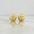 Topos Bola 10mm 1.75gr / Diamantados Oro Amarillo 18K