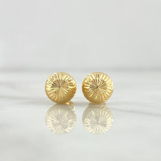 Topos Bola Diamantada 1.05gr / 8mm Oro Amarillo 18K