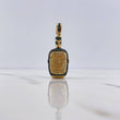 Dije Botella Buchanan's 14.7gr / 4.5cm / Circones Verdes Oro Amarillo 18K #