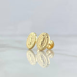 Topos Virgen Guadalupe 0.8gr / 1cm / Oro Amarillo 18K *