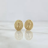 Topos Virgen Guadalupe 0.75gr / 1cm / Oro Amarillo 18K *