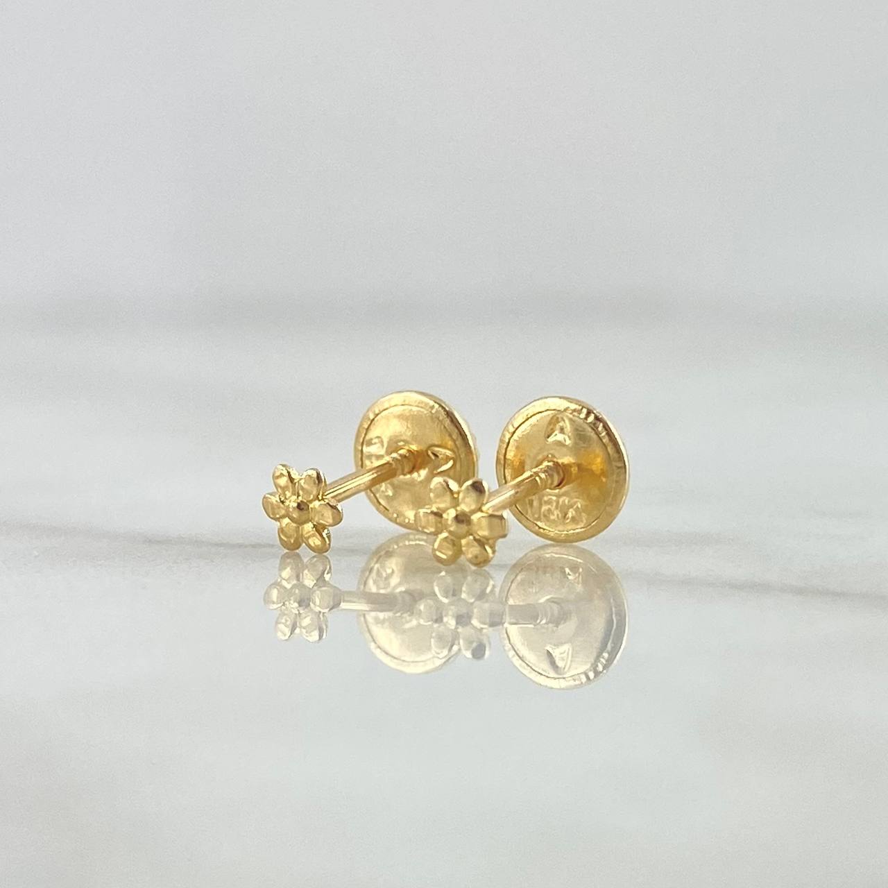 Topos Florecita 0.5gr / 3mm Oro Amarillo 18K *