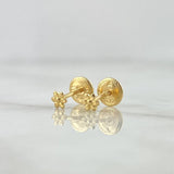 Topos Florecita 0.5gr / 3mm Oro Amarillo 18K *