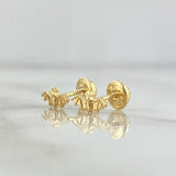 Topos Murcielago 0.75gr / Liso Oro Amarillo 18K
