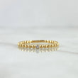 Anillo Esferas Circulo 1.5gr / T6 1/4 / Circon Blanco Oro Amarillo 18K