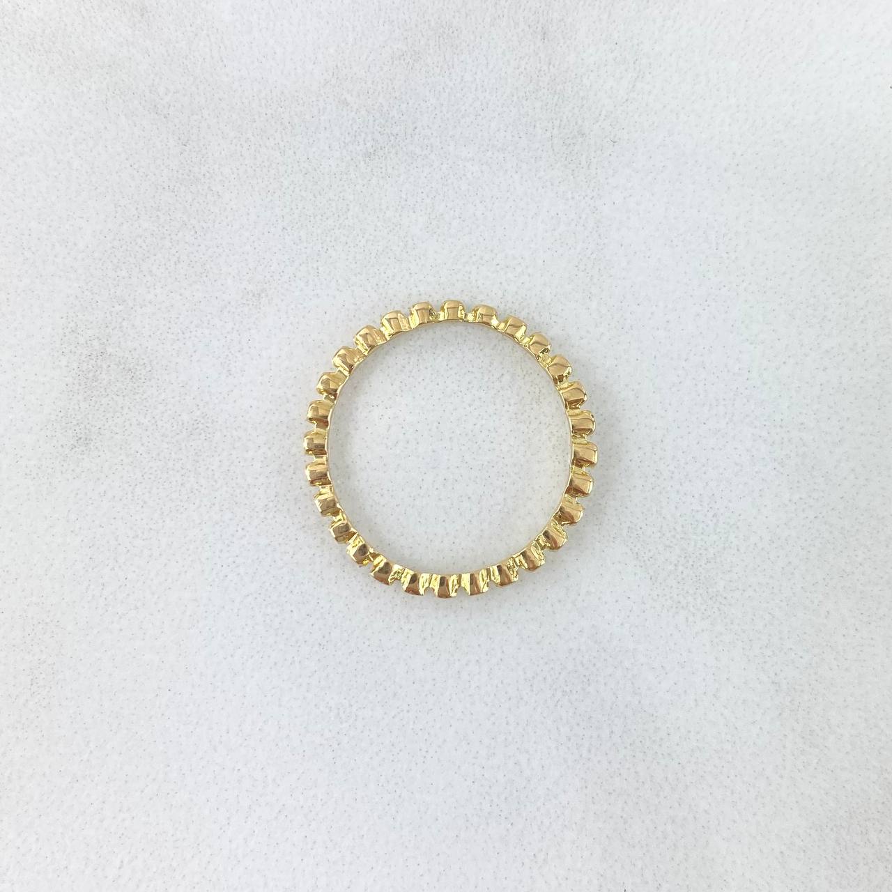 Anillo Esferas 1.25gr / T5 1/2 / Oro Amarillo 18K
