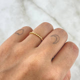 Anillo Esferas planas 1.45gr / T7 1/2 / Oro Amarillo 18K ©