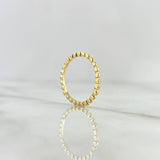 Anillo Esferas planas 1.45gr / T7 1/2 / Oro Amarillo 18K ©