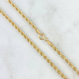 Cadena Lazo 5.2gr / 60cm / 2.7mm Oro Amarillo +3 18K *