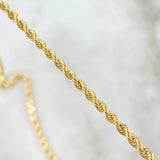 Cadena Lazo 5.2gr / 60cm / 2.7mm Oro Amarillo +3 18K *