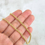 Cadena Lazo 5.2gr / 60cm / 2.7mm Oro Amarillo +3 18K *