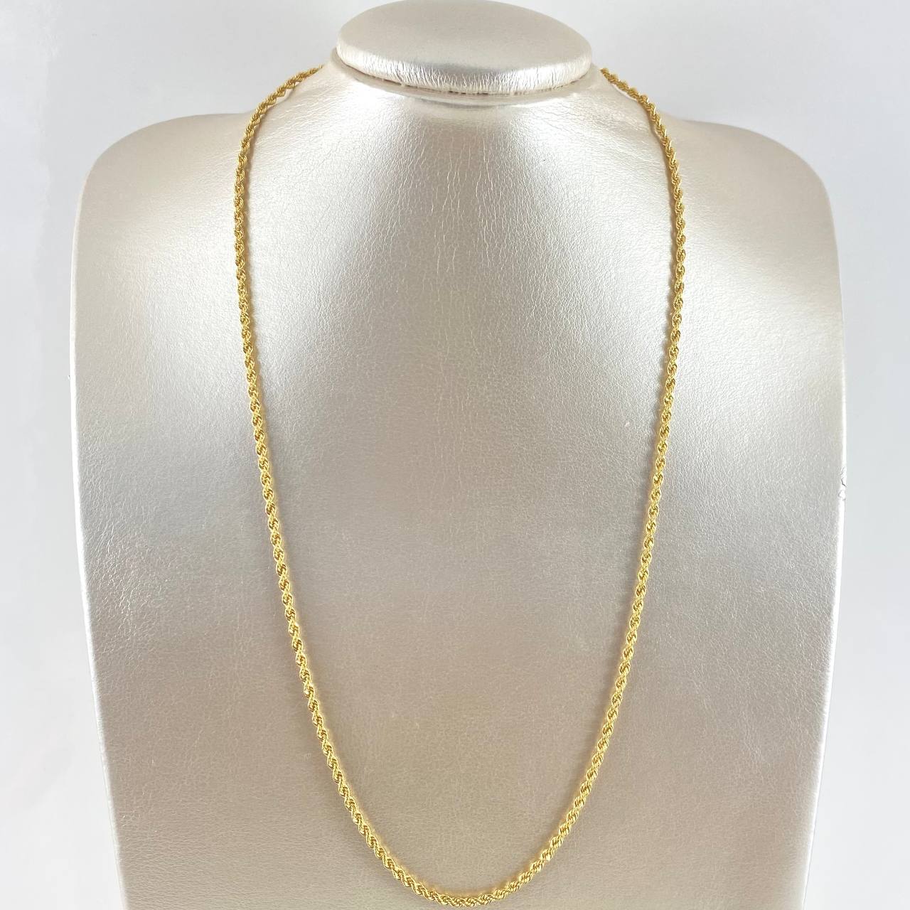 Cadena Lazo 5.2gr / 60cm / 2.7mm Oro Amarillo +3 18K *