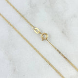 Cadena Escalera 3.3gr / 50cm / +3 Oro 18K ©